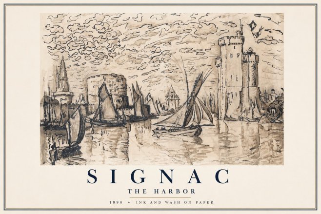 Signac The Harbor II No1 - Juliste