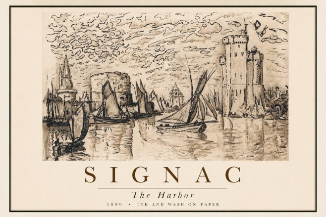 Signac The Harbor II No2 - Juliste