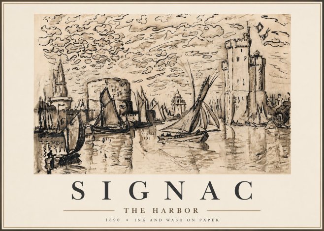 Signac The Harbor II No4 - Juliste