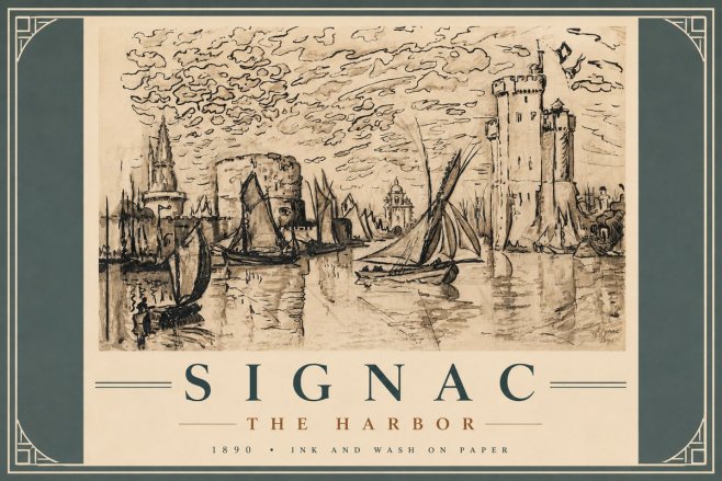 Signac The Harbor II No5 - Juliste