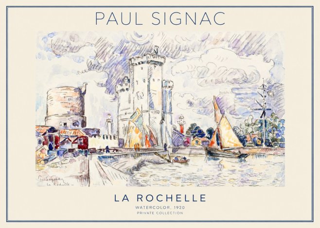 Signac La Rochelle III No1 - Juliste