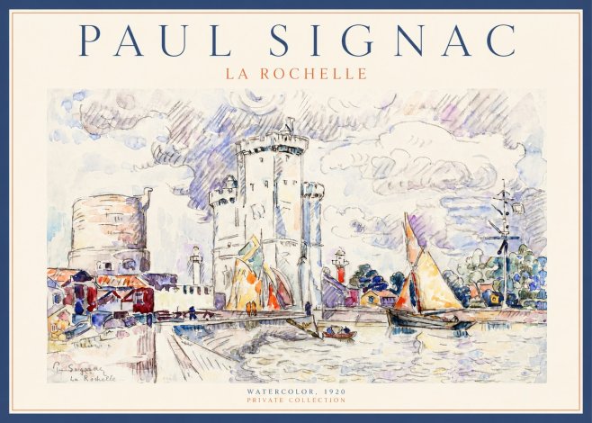 Signac La Rochelle III No2 - Juliste