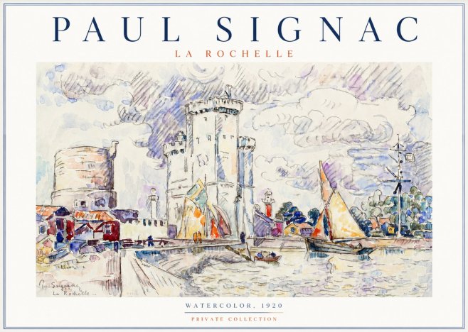 Signac La Rochelle III No3 - Juliste