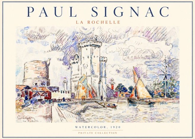 Signac La Rochelle III No5 - Juliste