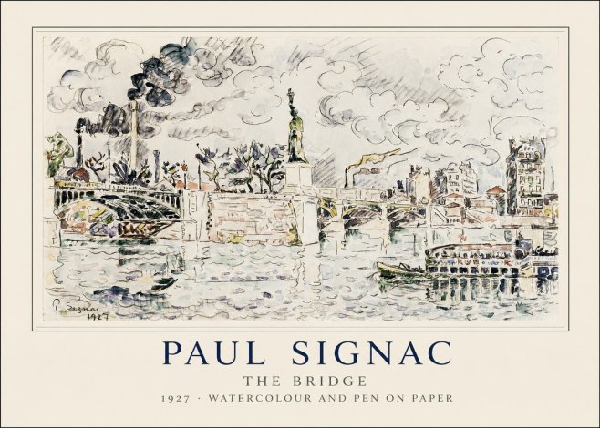 Signac The Bridge II No1 - Juliste