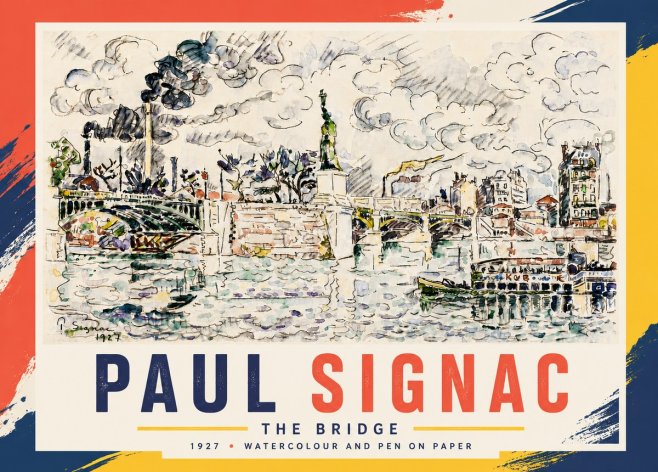 Signac The Bridge II No6 - Juliste