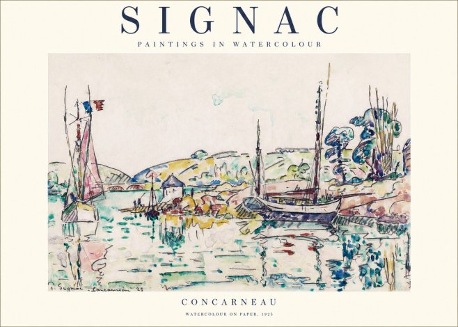 Signac Concarneau No1 - Juliste