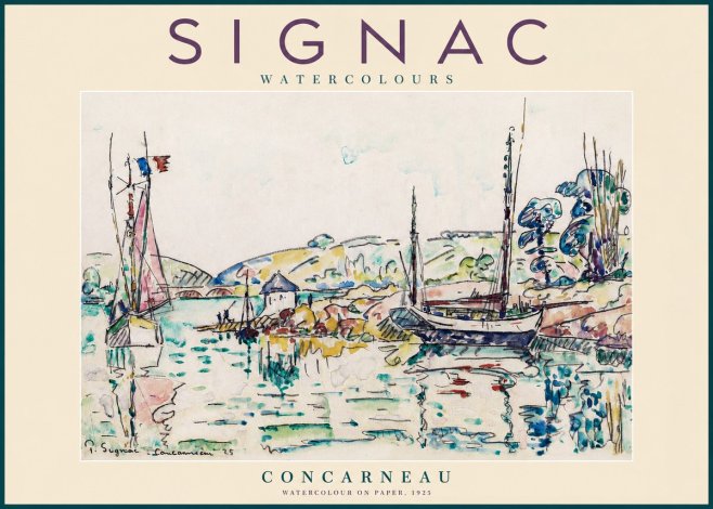 Signac Concarneau No2 - Juliste