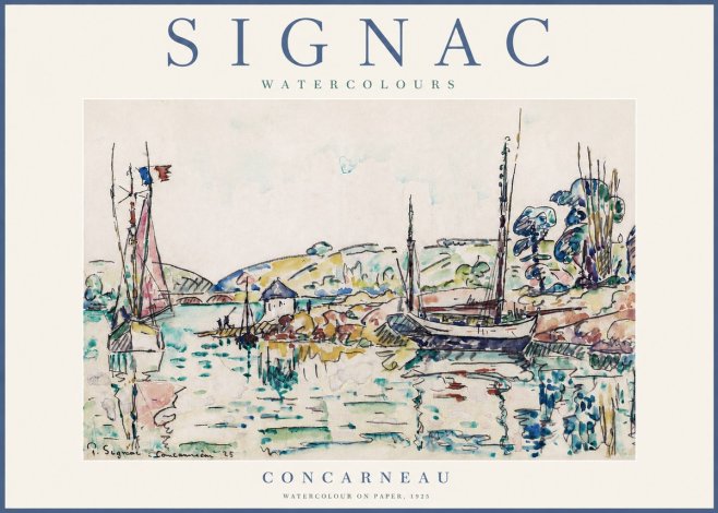 Signac Concarneau No3 - Juliste
