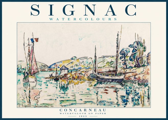 Signac Concarneau No5 - Juliste