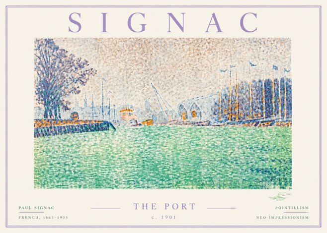 Signac The Port II No6 - Juliste
