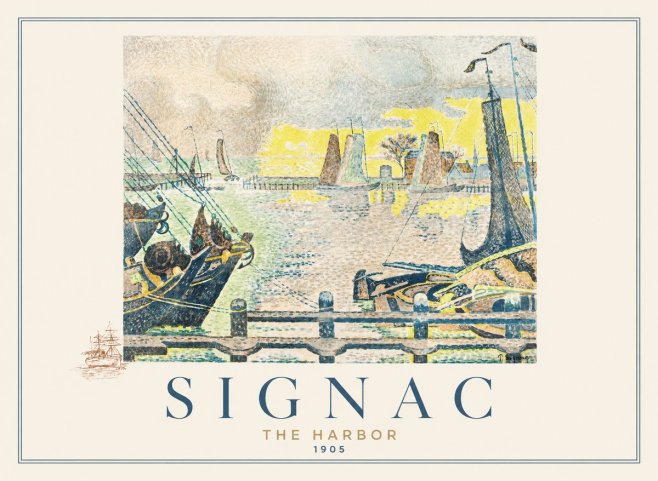 Signac The Harbor III No1 - Juliste