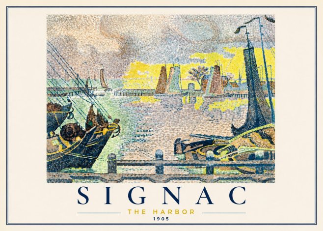 Signac The Harbor III No3 - Juliste