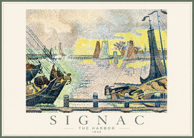 Signac The Harbor III No4 - Juliste