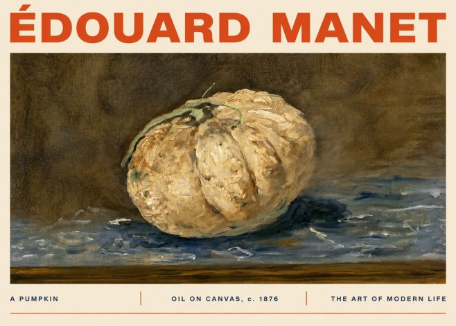 Édouard Manet A Pumpkin No4 - Juliste