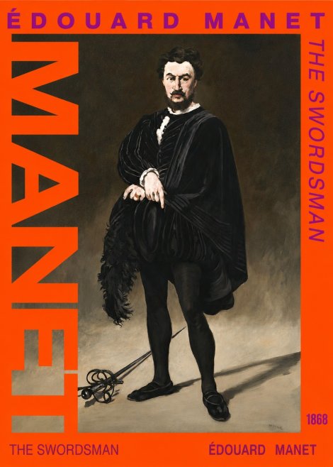 Édouard Manet The Swordsman No2 - Juliste