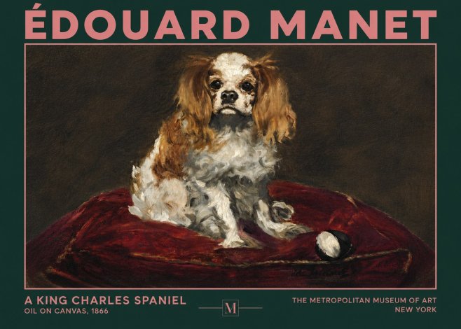 Édouard Manet A King Charles Spaniel No4 - Juliste