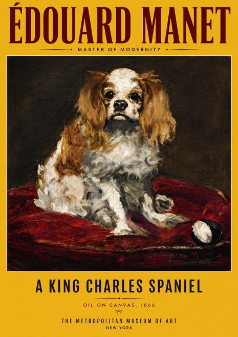 Édouard Manet A King Charles Spaniel No6 - Juliste