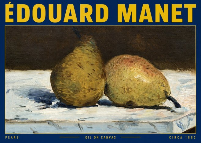 Édouard Manet Pears No2 - Juliste