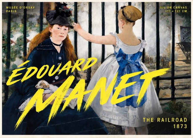 Édouard Manet The Railroad No5 - Juliste