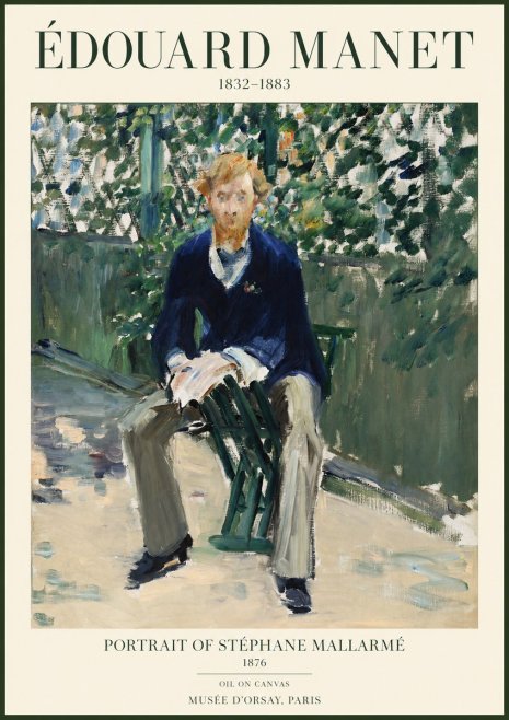 Édouard Manet Portrait of Stéphane Mallarmé II No1 - Juliste