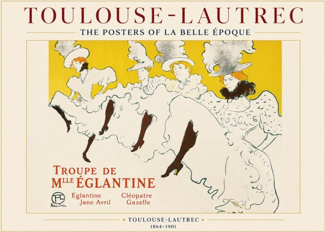 Toulouse-Lautrec Troupe De Mlle Églantine No1 - Juliste