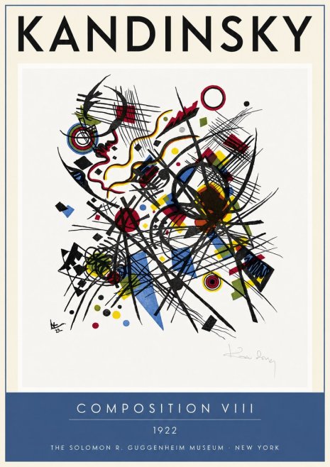 Kandinsky Composition Viii No3 - Juliste