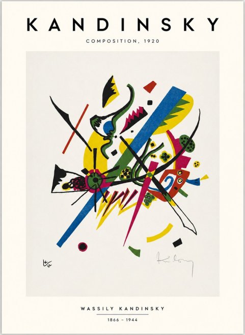Kandinsky Composition, 1920 No1 - Juliste