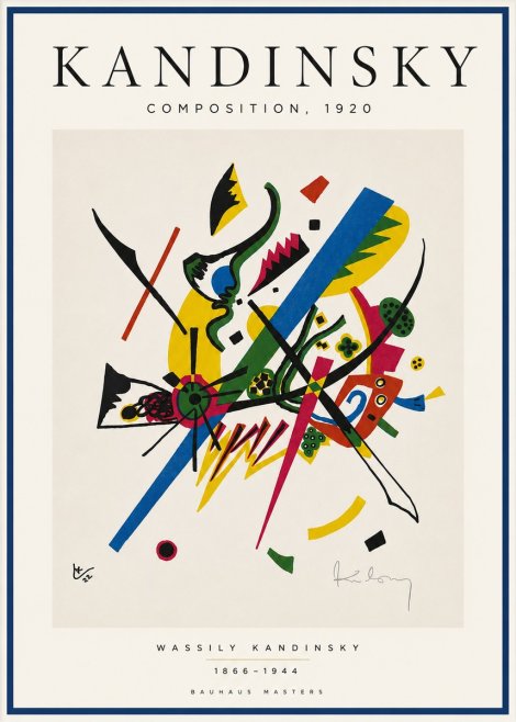Kandinsky Composition, 1920 No5 - Juliste