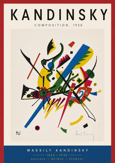 Kandinsky Composition, 1920 No6 - Juliste
