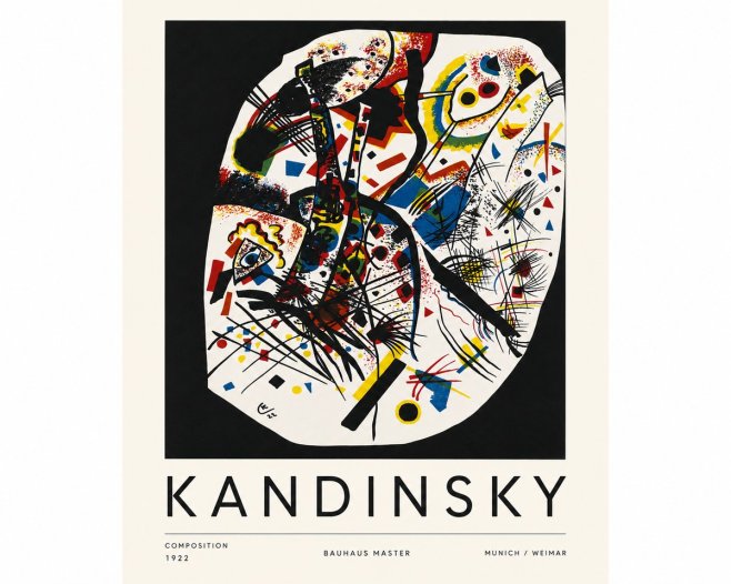 Kandinsky Composition 1922 No3 - Juliste