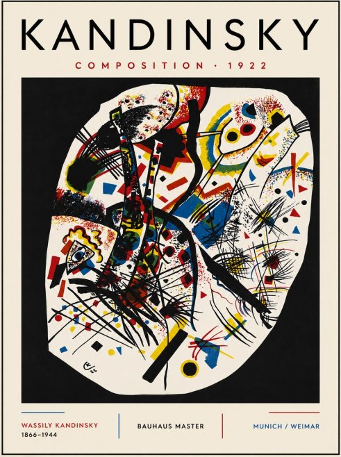 Kandinsky Composition 1922 No6 - Juliste