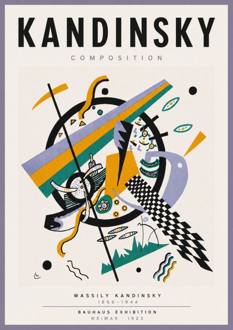 Kandinsky Composition III No5 - Juliste