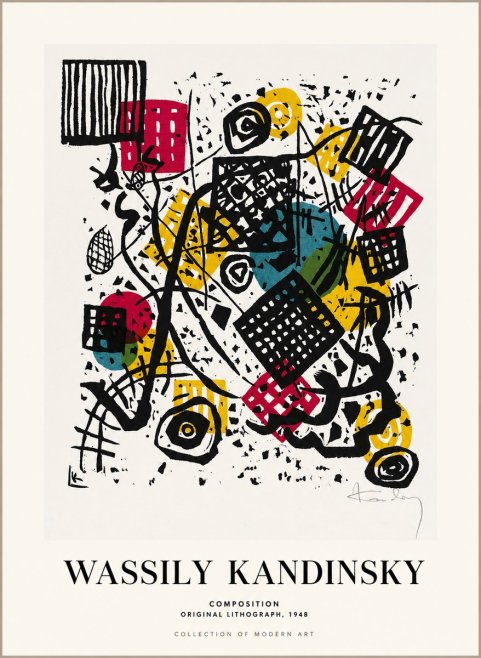 Kandinsky Composition IV No1 - Juliste