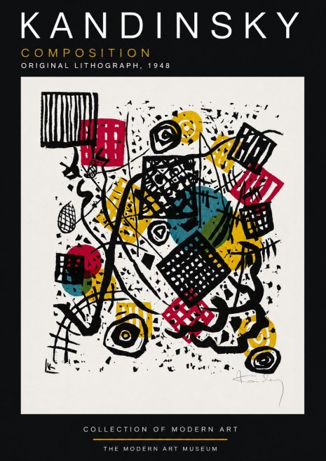 Kandinsky Composition IV No3 - Juliste