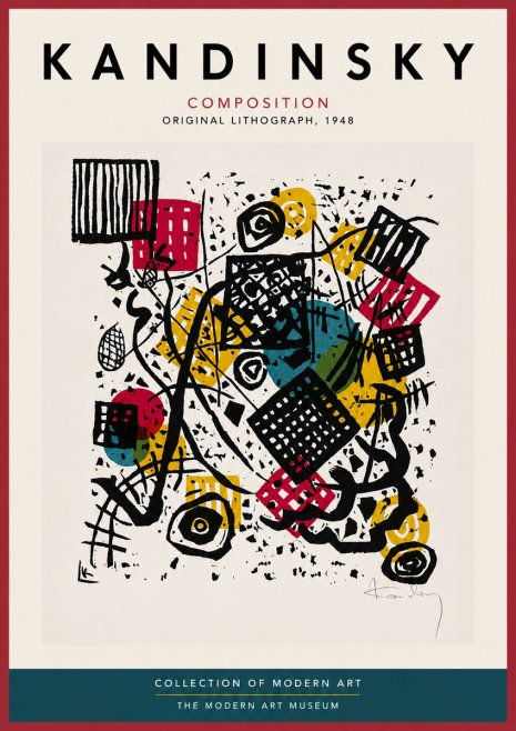 Kandinsky Composition IV No5 - Juliste