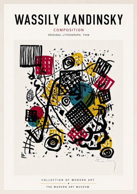 Kandinsky Composition IV No6 - Juliste