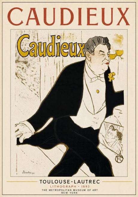 Toulouse-Lautrec Caudieux No3 - Juliste