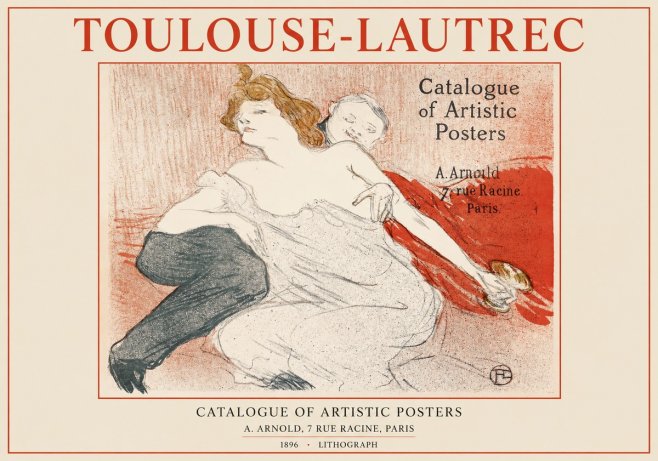 Toulouse-Lautrec Catalogue of Artistic Posters No1 - Juliste