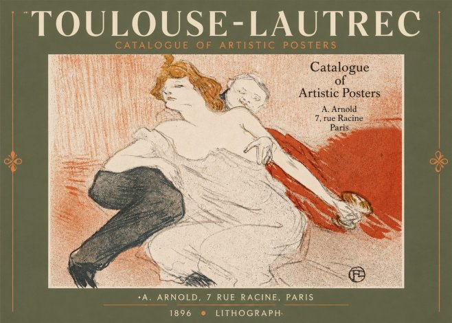 Toulouse-Lautrec Catalogue of Artistic Posters No4 - Juliste