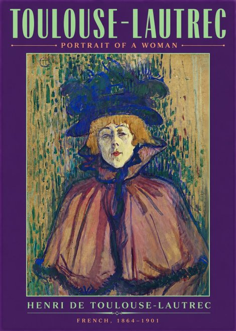 Toulouse-Lautrec Portrait of a Woman I No4 - Juliste