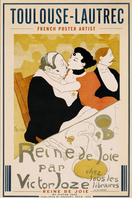 Toulouse-Lautrec Reine De Joie I No3 - Juliste