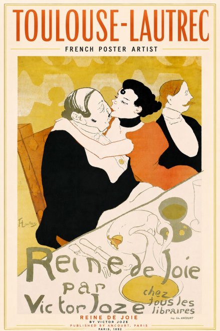 Toulouse-Lautrec Reine De Joie I No5 - Juliste