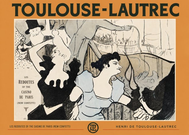 Toulouse-Lautrec Les Redoutes of the Casino De Paris (New Confetti) No4 - Juliste