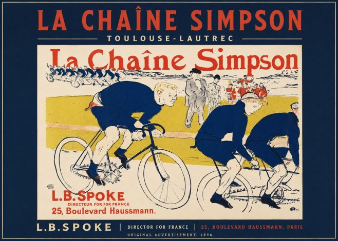 Toulouse-Lautrec La Chaîne Simpson No2 - Juliste