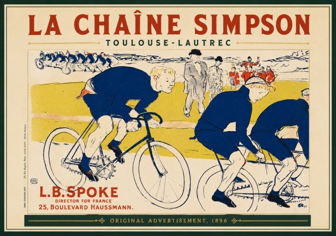 Toulouse-Lautrec La Chaîne Simpson No5 - Juliste