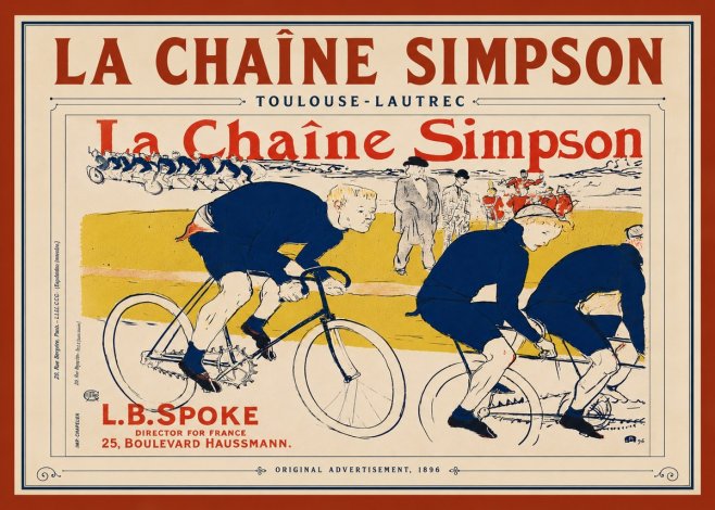 Toulouse-Lautrec La Chaîne Simpson No6 - Juliste