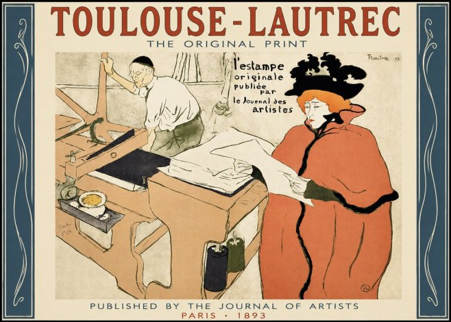 Toulouse-Lautrec L'estampe Originale No2 - Juliste