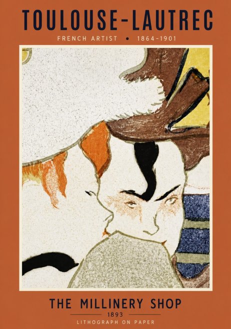 Toulouse-Lautrec The Millinery Shop No5 - Juliste