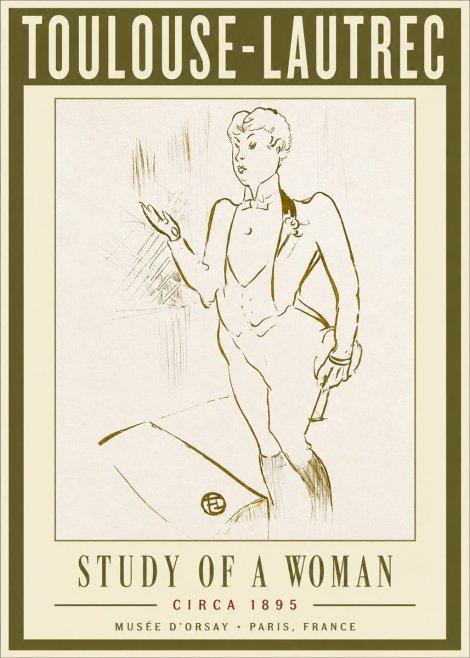 Toulouse-Lautrec The Poet of Parisian Life No3 - Juliste